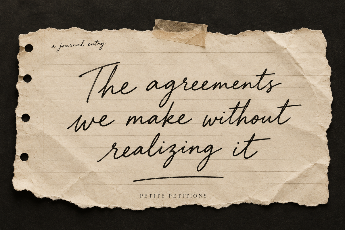 The Agreements We Make Without Realizing It