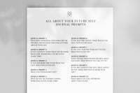All About Your Future Self Journal Prompts