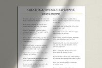 Creative & Visually Expressive Journal Prompts